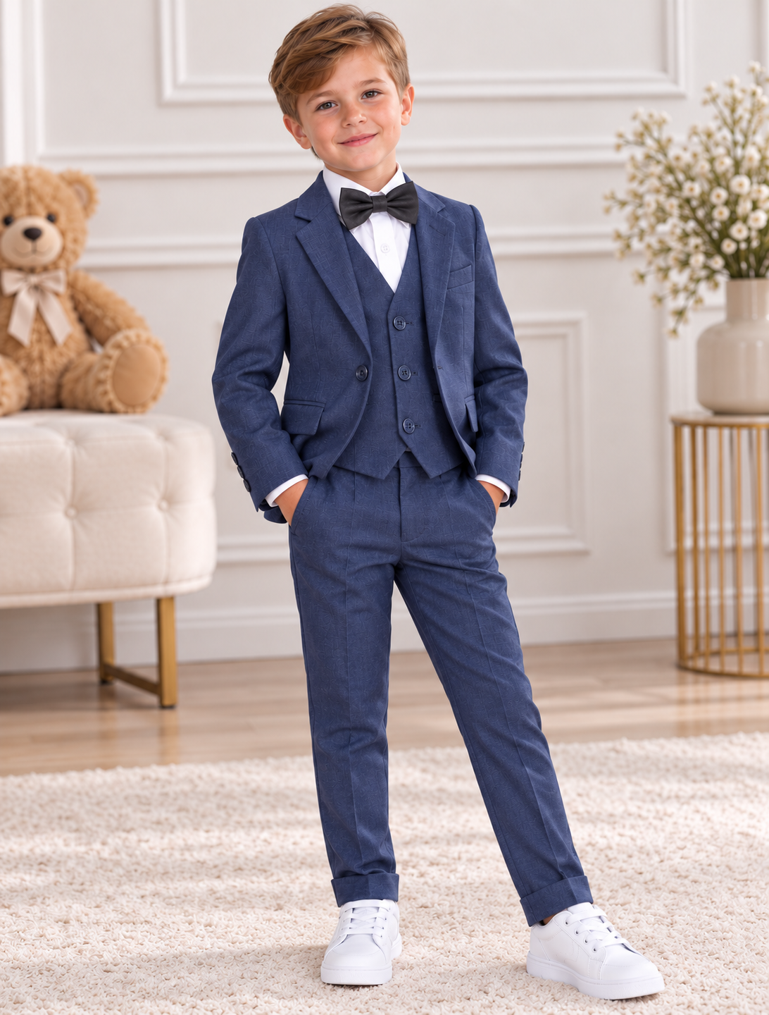 Costume garçon bleu marine – Cérémonie & Élégance