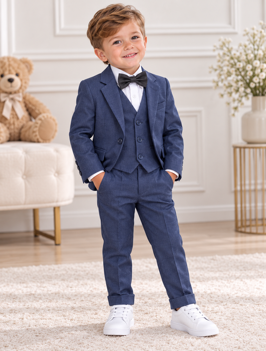 Costume garçon bleu marine – Cérémonie & Élégance