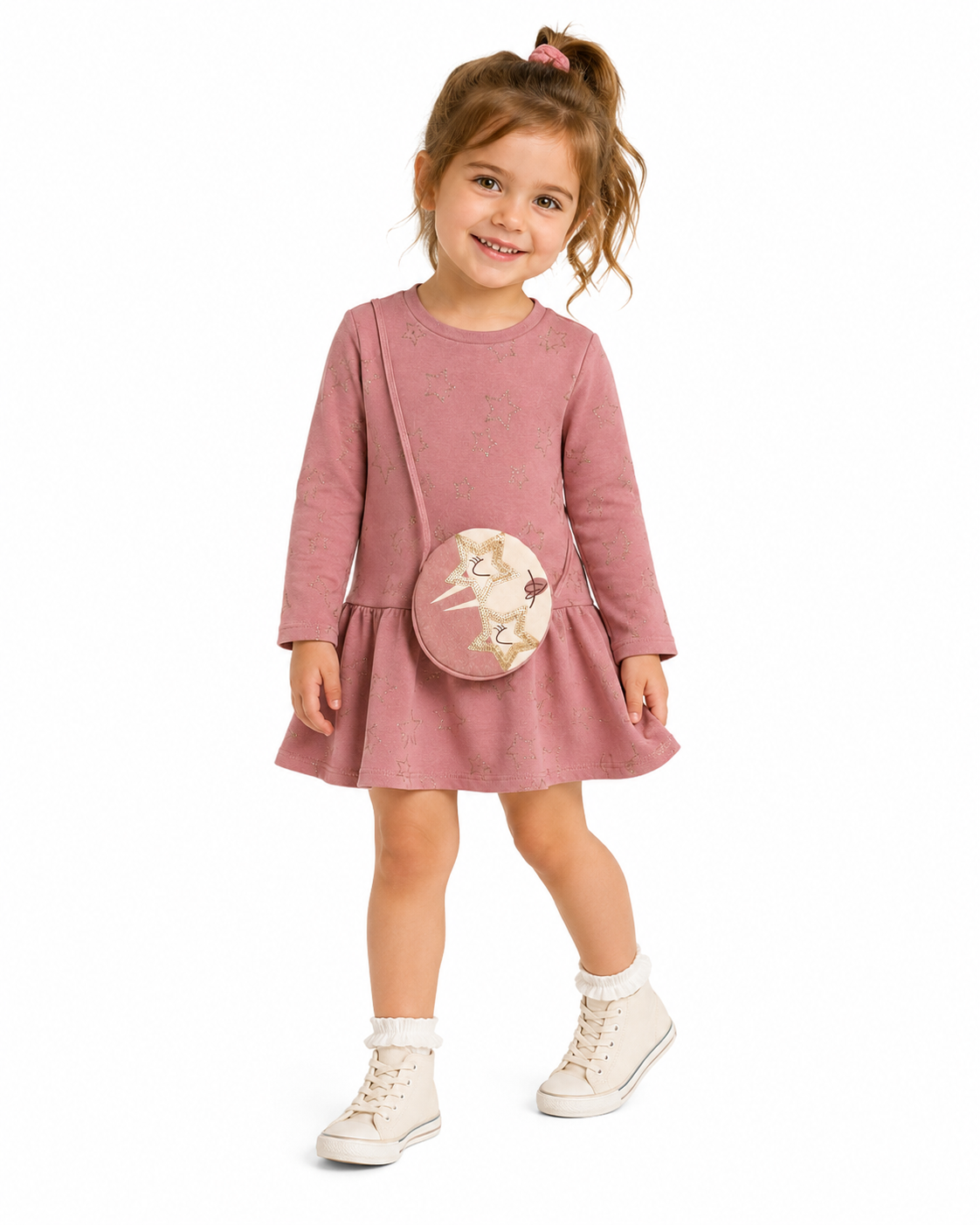 Mayoral Robe en Tricot avec Petit Sac 4931