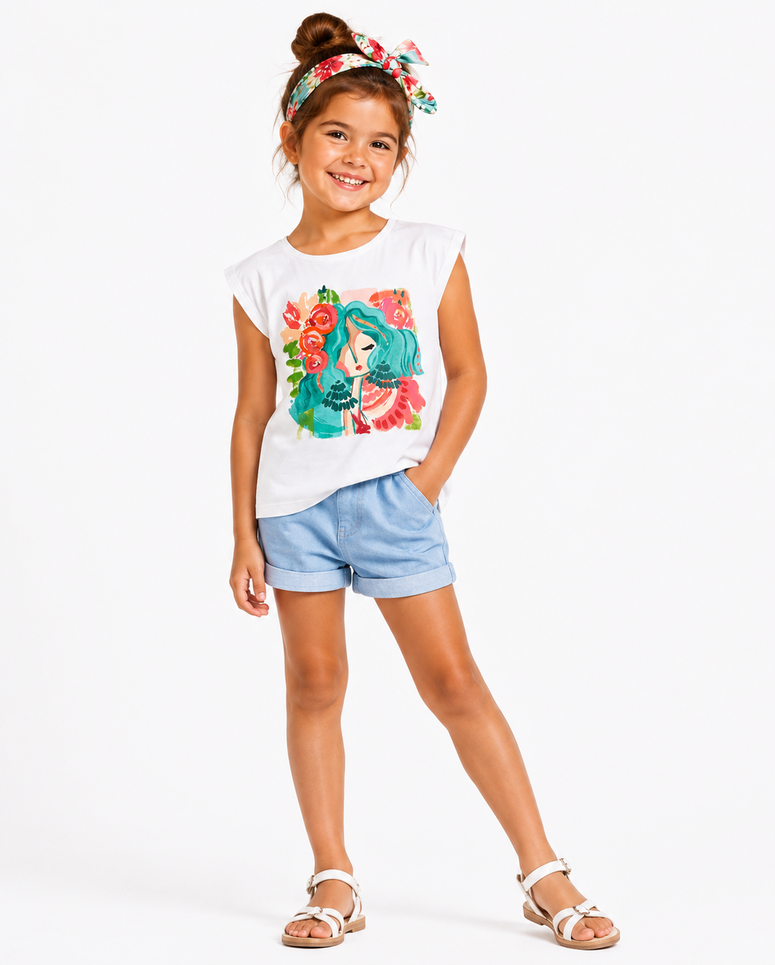 Mayoral T-shirt et bandeau 3009