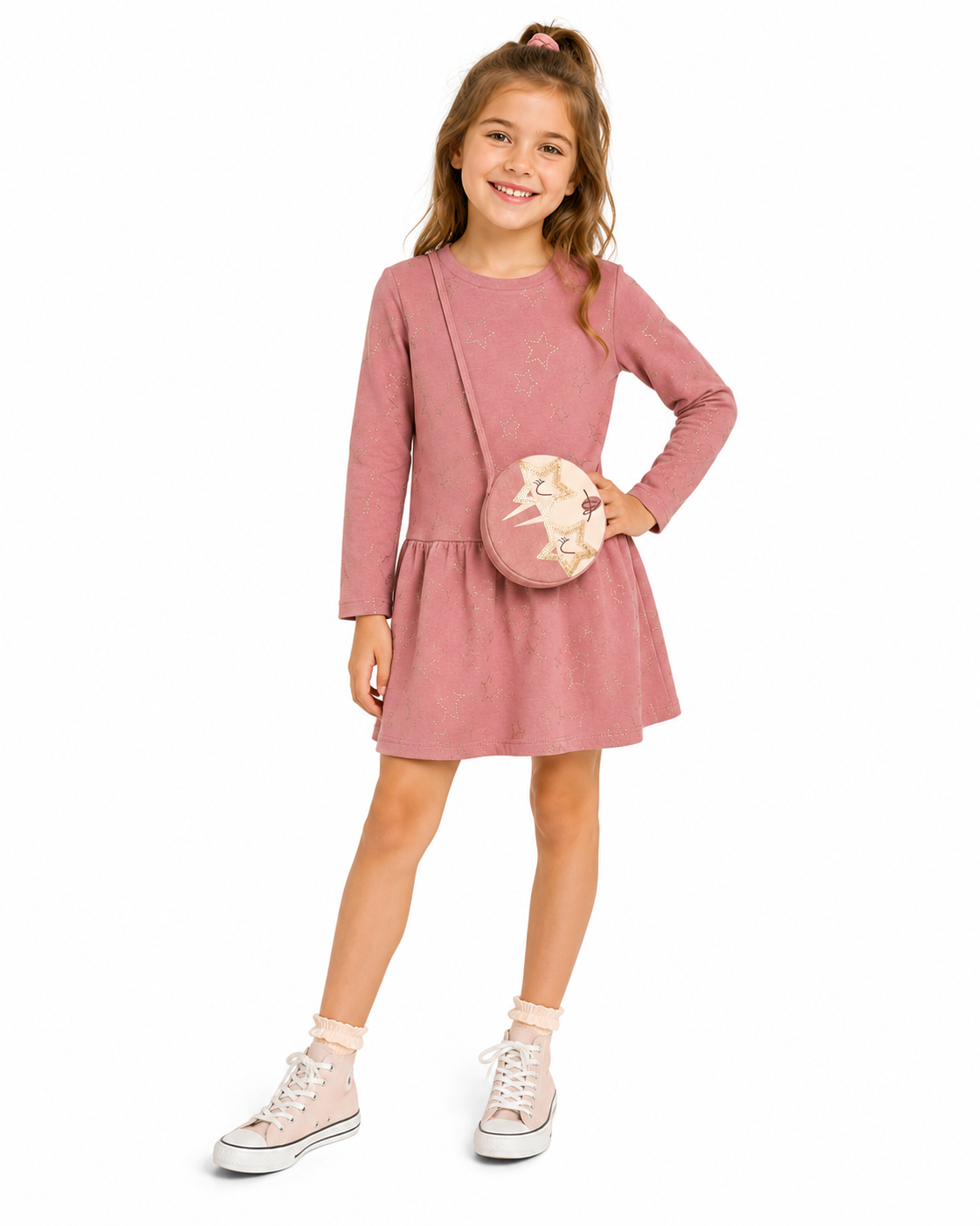 Mayoral Robe en Tricot avec Petit Sac 4931