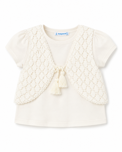 Mayoral T-shirt avec Gilet 262913