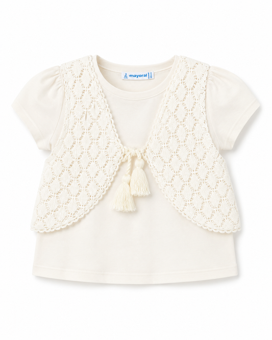 Mayoral T-shirt avec Gilet 262913