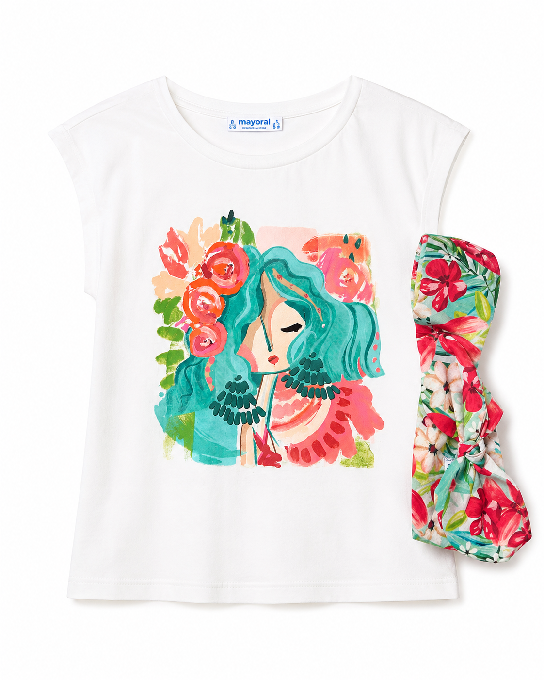 Mayoral T-shirt et bandeau 3009