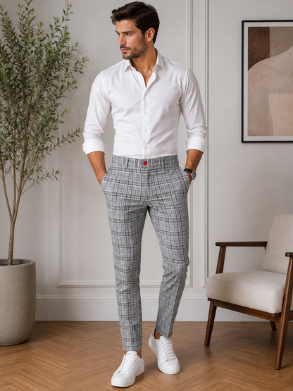 Pantalon à Carreaux DJPLUS