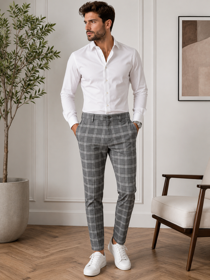 Pantalon à Carreaux DJPLUS