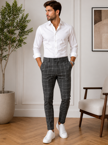 Pantalon à Carreaux DJPLUS