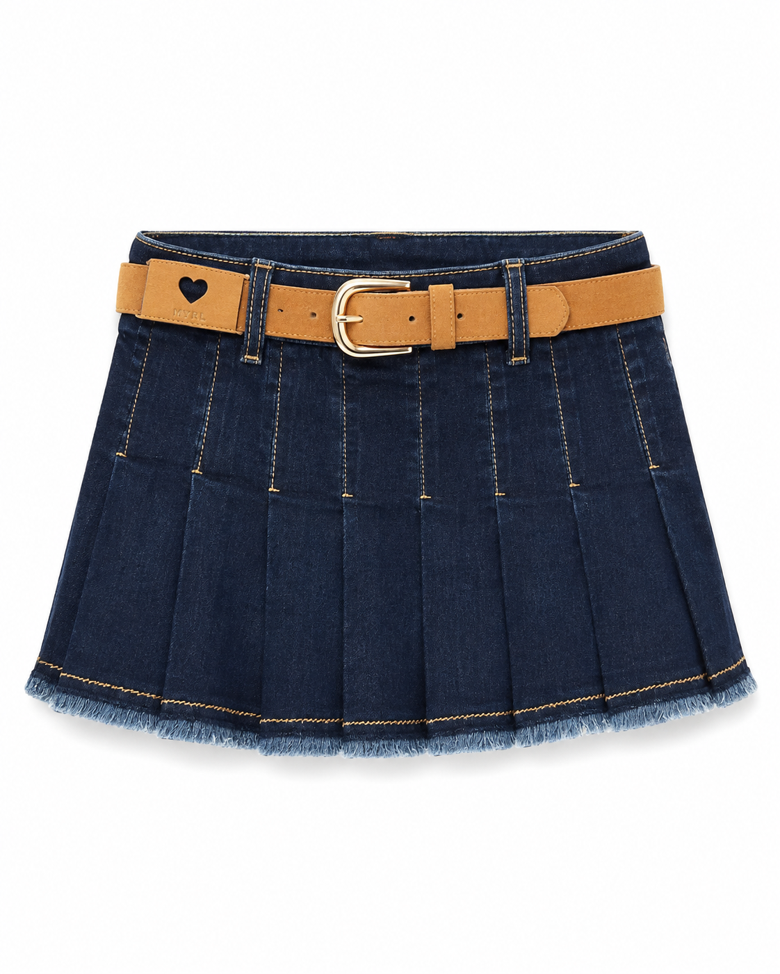Jupe en Jean avec Ceinture 4906