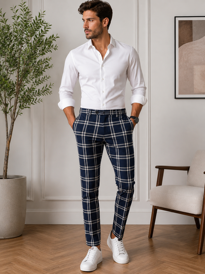 Pantalon à Carreaux DJPLUS