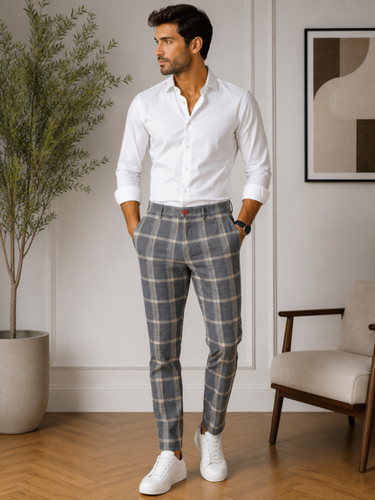 Pantalon à Carreaux DJPLUS
